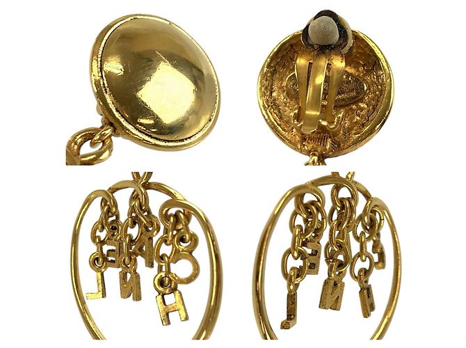 Orecchini a clip placcati in oro Chanel D'oro - vista 5