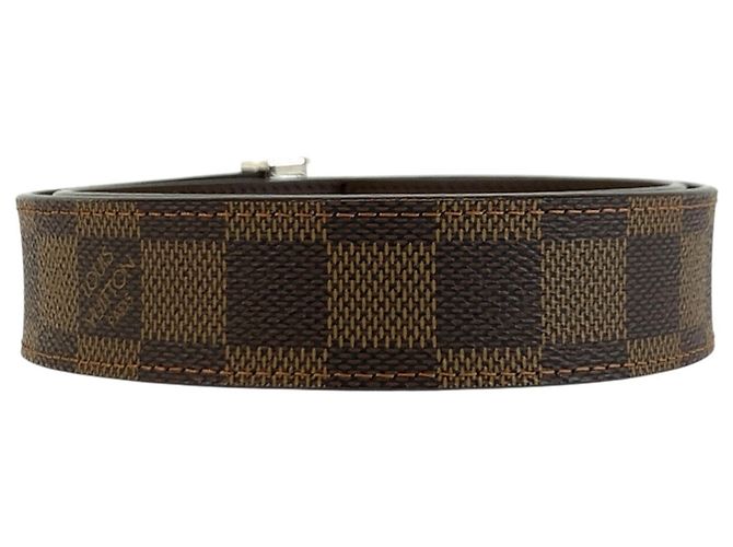 Cintura Louis Vuitton Damier Ceinture Carrée Marrone - vista 2