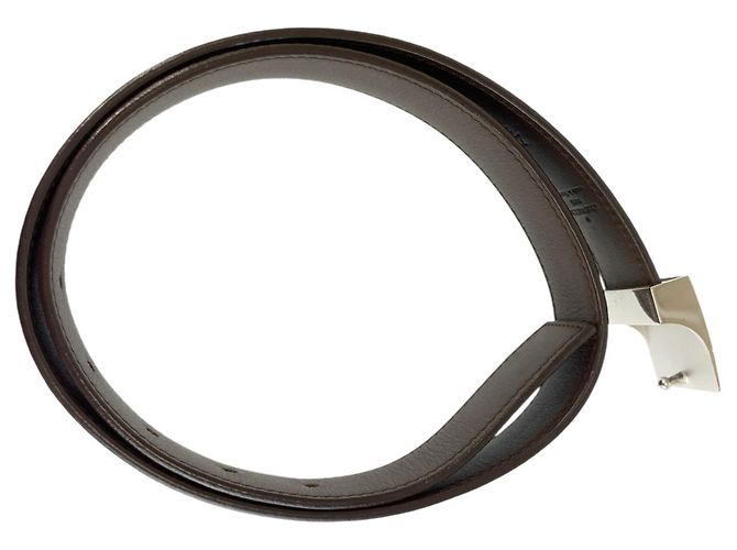 Cintura Louis Vuitton Damier Ceinture Carrée Marrone - vista 6