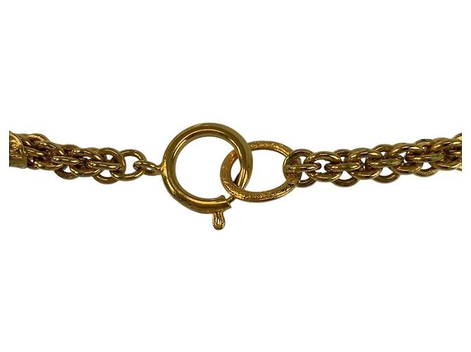 Timeless Collana Chanel Vintage Openwork Ball placcata oro D'oro - vista 6