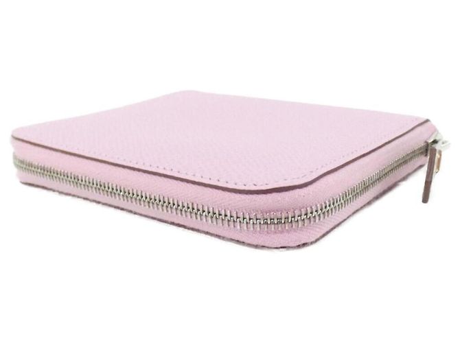 Silk In Hermès Portafoglio compatto in seta Equateur Hermes Rosa - vista 2