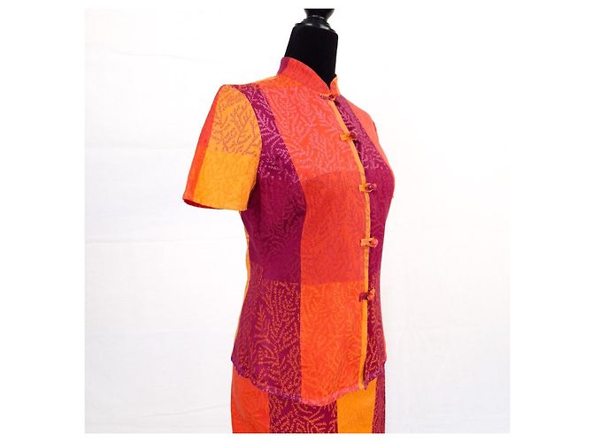 Kenzo Jungle completo naranja 1990s Multicolor - vista 4