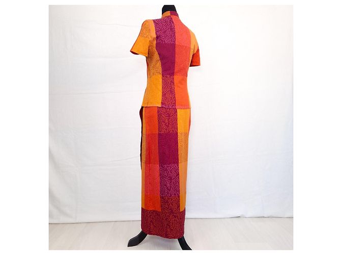 Kenzo Jungle completo naranja 1990s Multicolor - vista 7