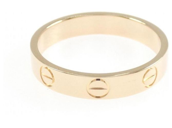 Anello Mini Love di Cartier in oro rosa - vista 2