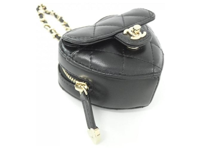 Charm per borsa in pelle Chanel AP4838 Nero D'oro - vista 2