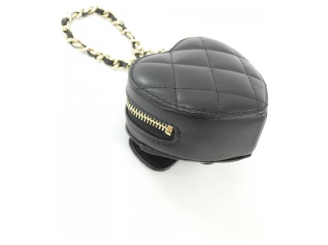 Charm per borsa in pelle Chanel AP4838 Nero D'oro - vista 3