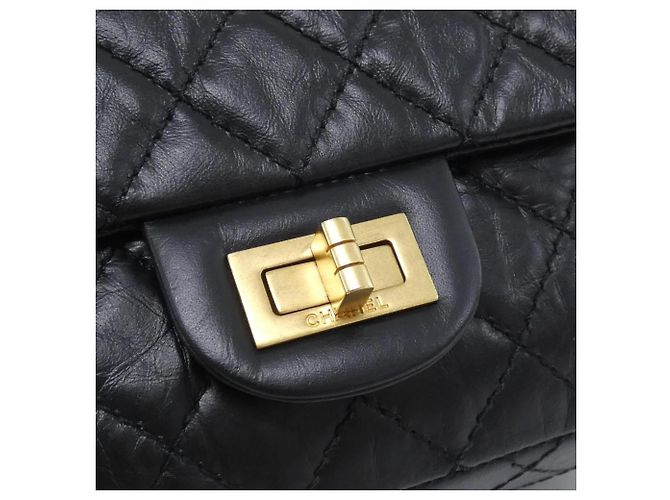 Borsa a tracolla Chanel AS0874 in pelle di vitello nera Nero - vista 4