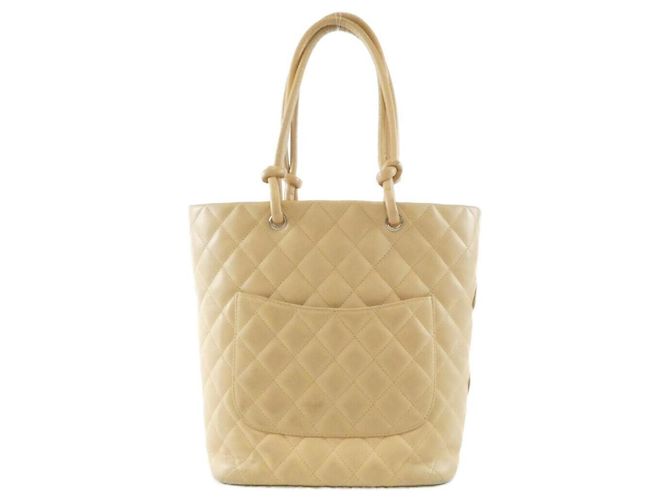 Borsa Chanel Cambon Line 25167 Beige - vista 2