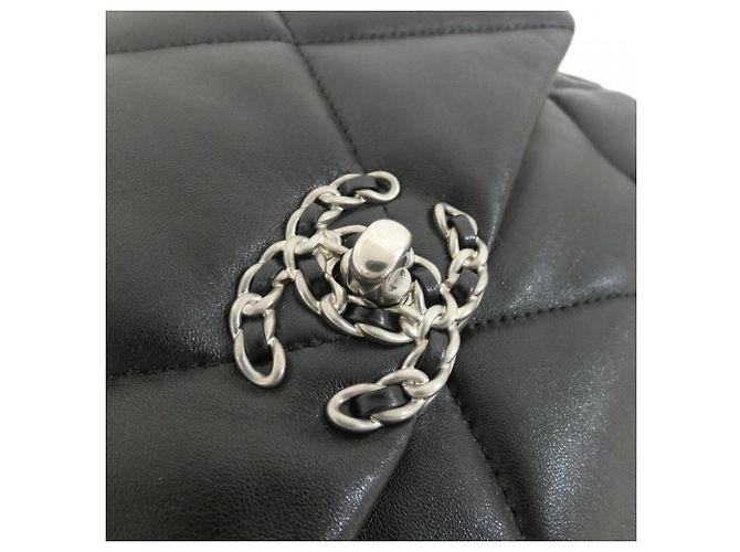 Borsa a Spalla Chanel 19 AS1160 Nero - vista 4
