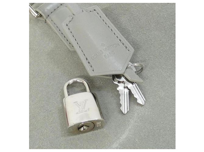 Borsa Boston Louis Vuitton Illusion Speedy Cube PM Grigio - vista 6