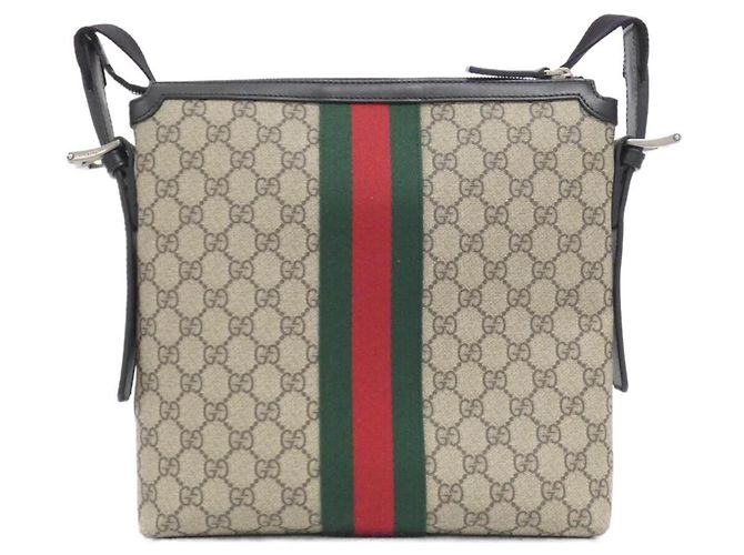 Gucci 387111 KHNGN Borsa a Spalla Nero Beige - vista 2