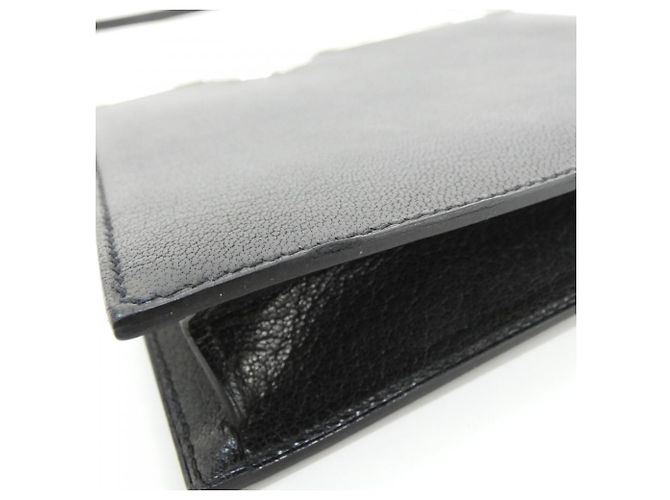 Hermès Hermes Mole de Britte Schultertasche Schwarz - Ansicht 2