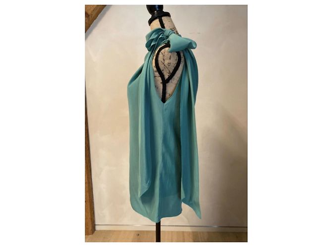 Top de seda Blumarine Verde - vista 3