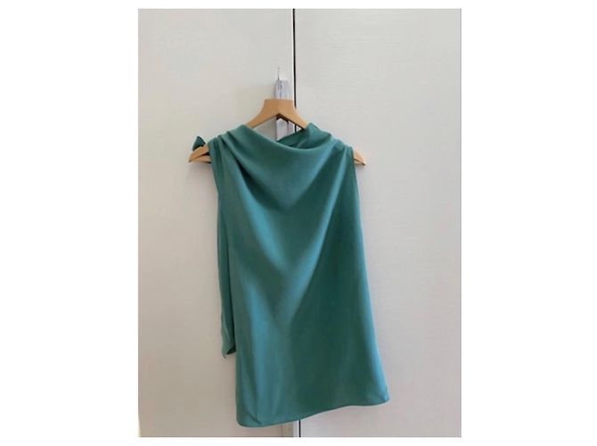 Top de seda Blumarine Verde - vista 5