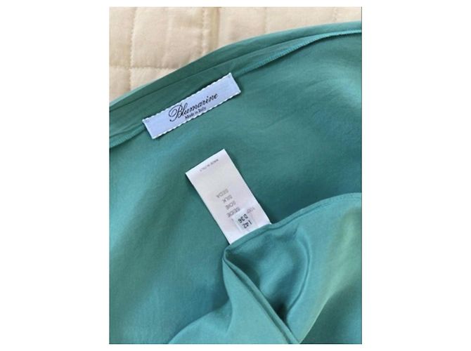 Top de seda Blumarine Verde - vista 6
