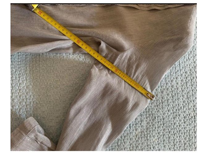 Vestido túnica plisado a rayas grises para mujer Etro - vista 8