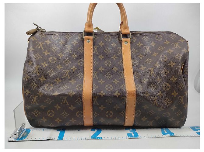 Louis Vuitton Keepall Monogram Canvas 45 Castaño - vista 3