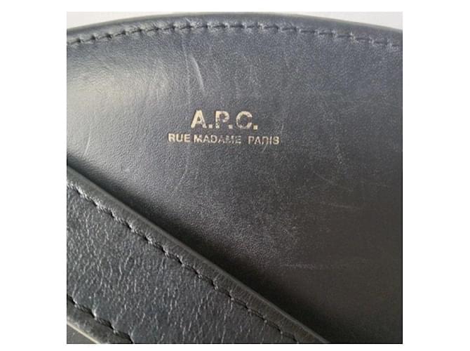 Autre Marque Borsa Mezza Luna A.P.C. Nero - vista 3