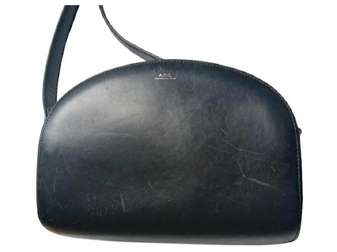 Autre Marque Borsa Mezza Luna A.P.C. Nero - vista 7