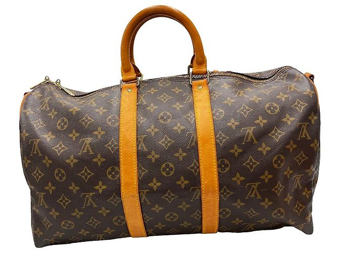 Louis Vuitton Keepall Monogram Canvas 45 Marrone - vista 2