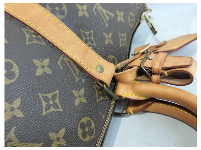 Louis Vuitton Keepall Monogram Canvas 45 Marrone - vista 4