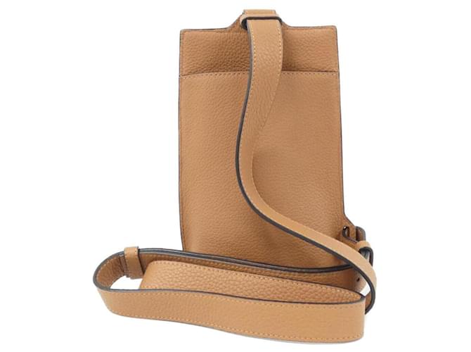 Bolsa de ombro Loewe Vertical T Pocket Marrom - vista 2