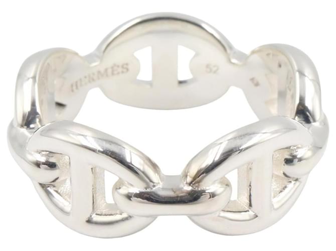 Hermès Hermes Chaine d'Ancre Enchainée Ring PM Silber - Ansicht 2