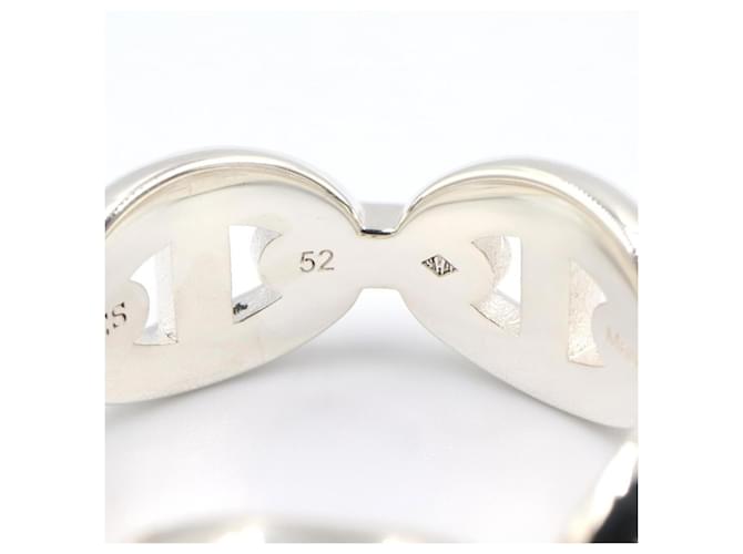 Hermès Hermes Chaine d'Ancre Enchainée Ring PM Silber - Ansicht 4