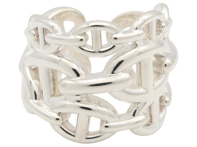 Hermès Hermes Chaine d'Ancre Achainee GM Ring Silber - Ansicht 2