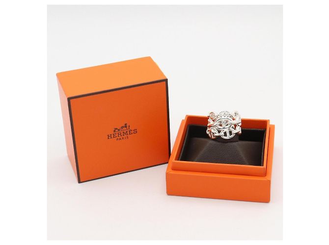 Hermès Hermes Chaine d'Ancre Achainee GM Ring Silber - Ansicht 8