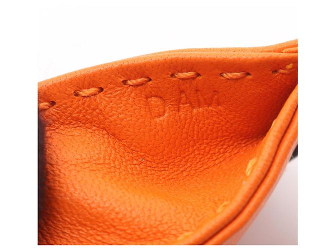 Hermès Hermes Sac Orange Feu Gold Charm Accessoire Braun - Ansicht 4