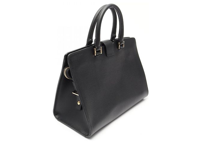 Bolso Cabas Chic Yves Saint Laurent Negro - vista 2