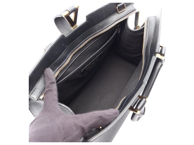 Bolso Cabas Chic Yves Saint Laurent Negro - vista 3