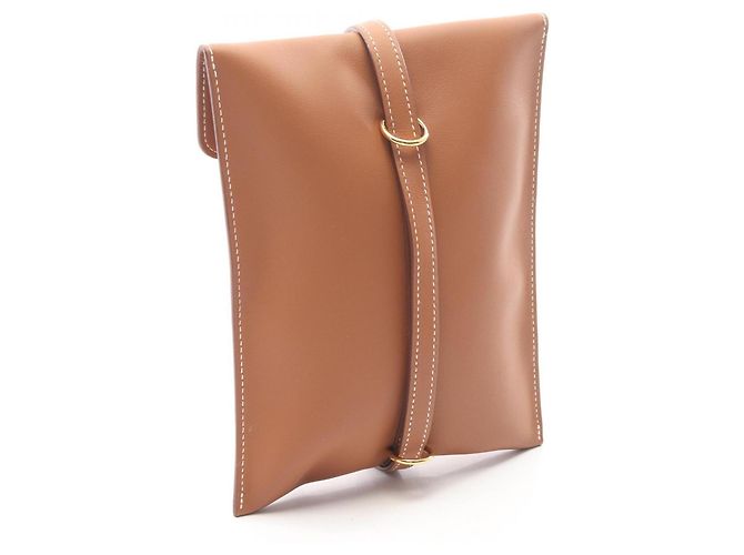 Hermès Borsa a tracolla Hermes Glenan To Go Marrone - vista 2