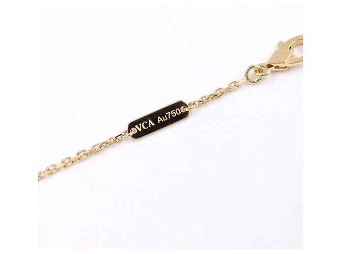 Collana Vintage Alhambra Van Cleef & Arpels Rosso D'oro - vista 3