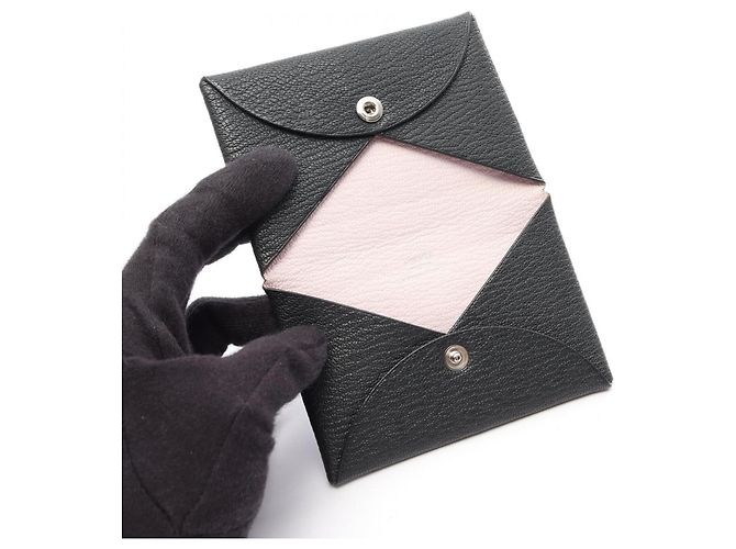 Hermès Monedero Hermes Calvi Gris/Rosa Castaño - vista 3