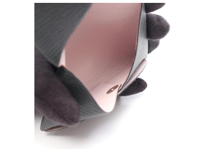 Hermès Monedero Hermes Calvi Gris/Rosa Castaño - vista 4