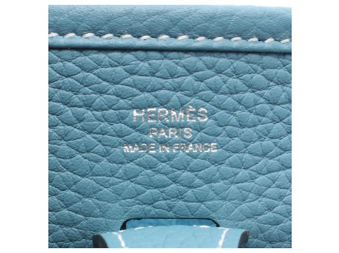 Hermès Borsa a tracolla Hermes Evelyne 23 Blue Jean - vista 4