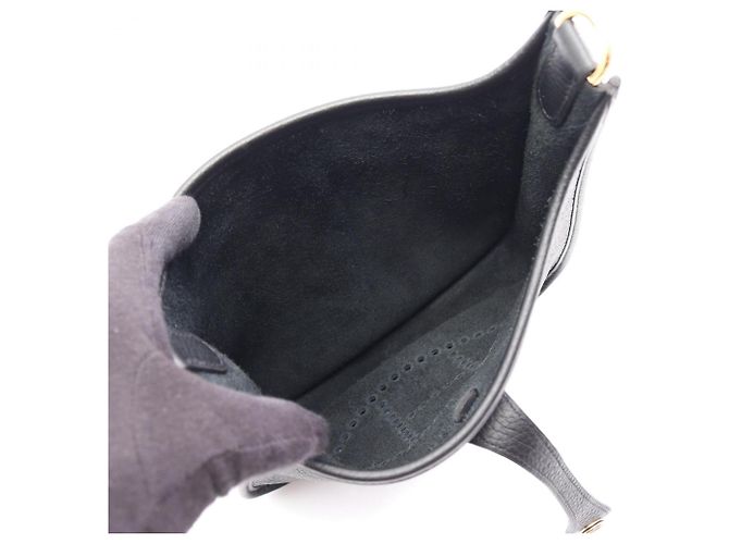 Hermès Borsa a tracolla Hermes Evelyne 23 Nero - vista 3