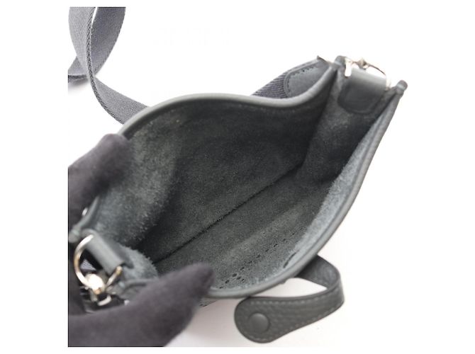 Hermès Borsa a tracolla Hermes Evelyne TPM Amazon Gris Misty Marrone - vista 3