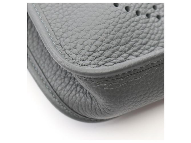 Hermès Borsa a tracolla Hermes Evelyne TPM Amazon Gris Misty Marrone - vista 6