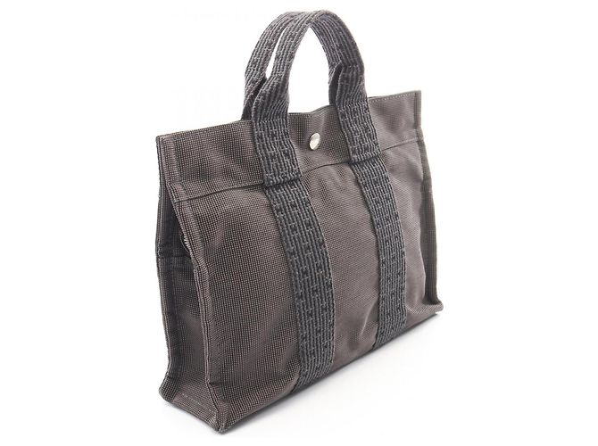 Hermès Borsa Tote Hermes Herline PM Marrone - vista 2