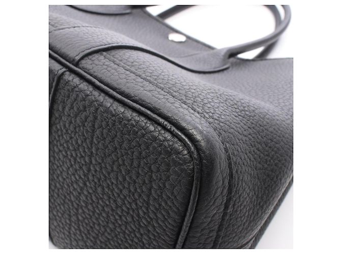 Hermès Borsa Tote Hermes Garden Party PM Nero - vista 7