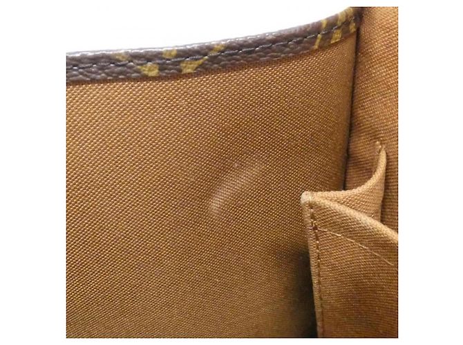 Borsa a tracolla Louis Vuitton Monogram Popincourt O Marrone - vista 6