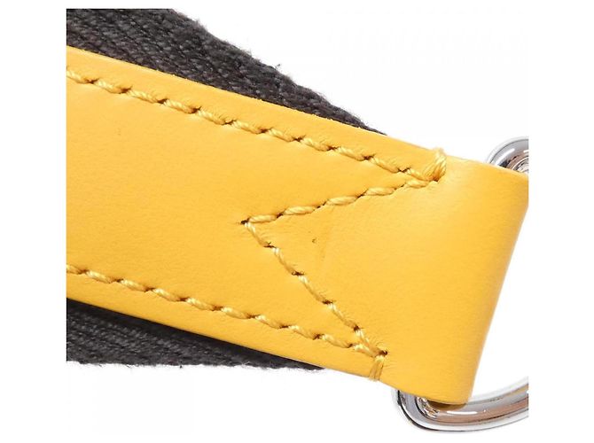 Louis Vuitton Monogram Macassar Keepall Bandoulière 25cm Borsa Boston Marrone D'oro Giallo - vista 4