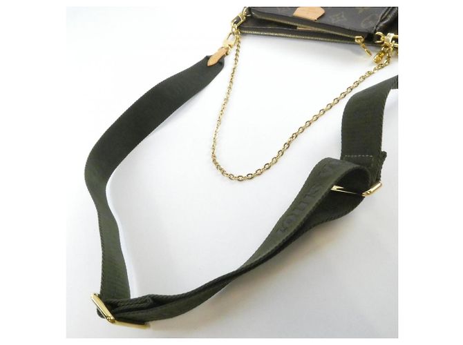 Louis Vuitton Monogram Multi Pochette Accessoires Braun Khaki - Ansicht 6