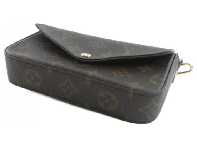 Louis Vuitton Monogram Multi Pochette Felicie Marrone Cachi - vista 3