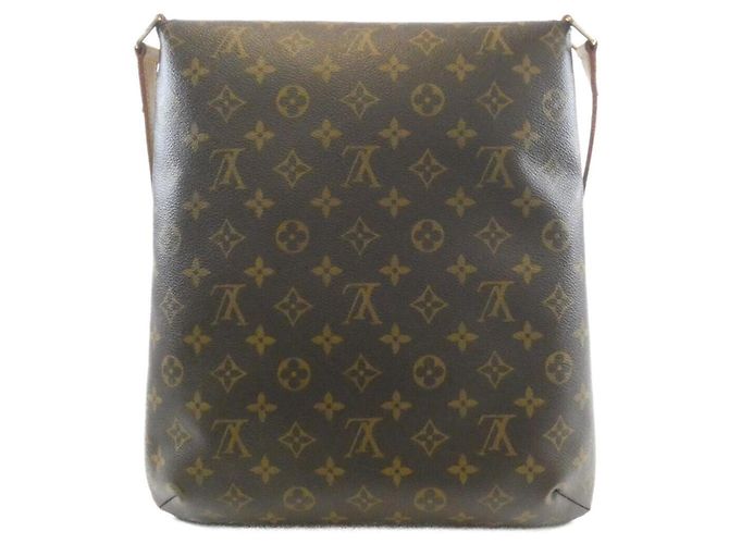 Borsa a tracolla Louis Vuitton Monogram Musette Marrone - vista 2