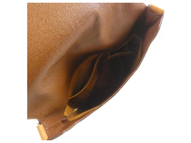 Borsa a tracolla Louis Vuitton Monogram Musette Marrone - vista 9