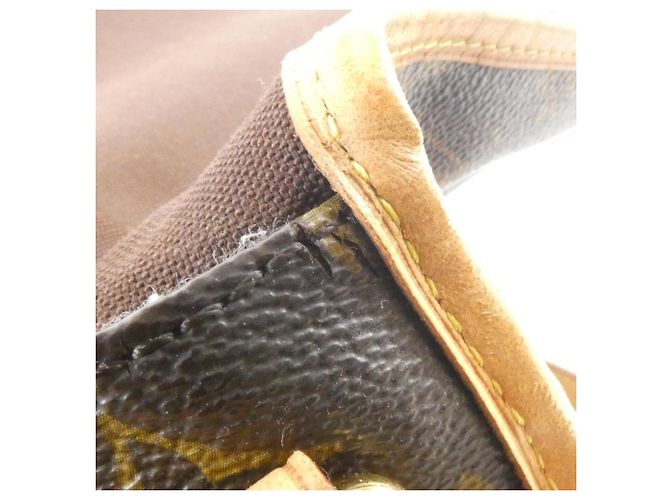 Borsa a Spalla Louis Vuitton Monogram Menilmontant PM Marrone - vista 7